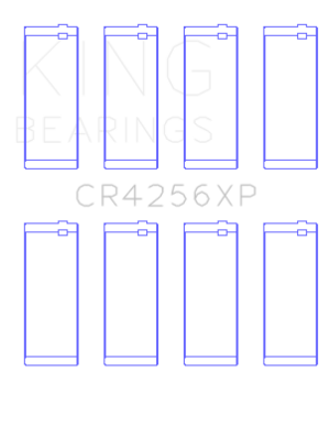 Dodge Neon SRT4 Connecting Rod Bearing Set - King Engine Bearings - Tri-metal pMax Black, .026 Oversized - `03-`05